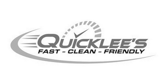 QUICKLEE'S FAST CLEAN FRIENDLY logo
