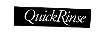 QUICKRINSE logo