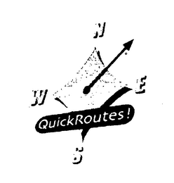 QUICKROUTES! N S E W logo