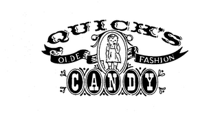 QUICK'S OLDE FASHION CANDY logo