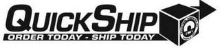 QUICKSHIP ORDER TODAY - SHIP TODAY logo