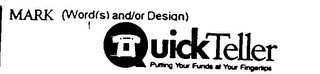 QUICKTELLER PUTTING YOUR FUNDS AT YOUR FINGERTIPS logo