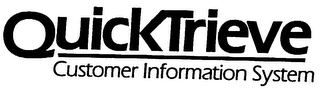 QUICKTRIEVE CUSTOMER INFORMATION SYSTEM logo