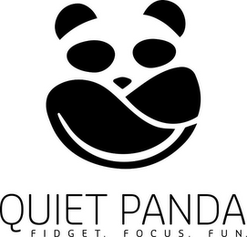 QUIET PANDA FIDGET. FOCUS. FUN. logo