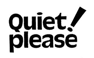 QUIET! PLEASE logo
