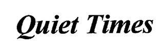 QUIET TIMES logo