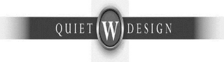 QUIET W DESIGN logo
