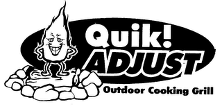 QUIK! ADJUST OUTDOOR COOKING GRILL logo