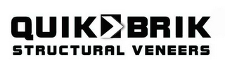 QUIK BRIK STRUCTURAL VENEERS logo
