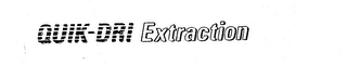QUIK-DRI EXTRACTION logo