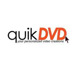 QUIK DVD YOUR PERSONALIZED VIDEO CREATIONS logo