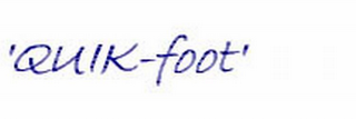 QUIK-FOOT logo
