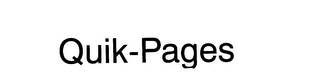 QUIK-PAGES logo