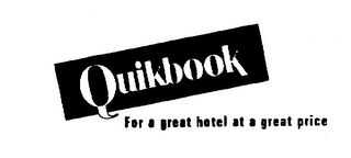 QUIKBOOK FOR A GREAT HOTEL AT A GREAT PRICE logo