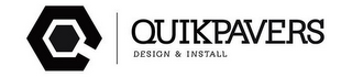 QUIKPAVERS DESIGN & INSTALL logo
