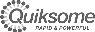 QUIKSOME RAPID & POWERFUL logo