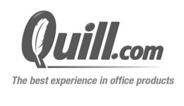 QUILL.COM THE BEST EXPERIENCE IN OFFICE PRODUCTS logo