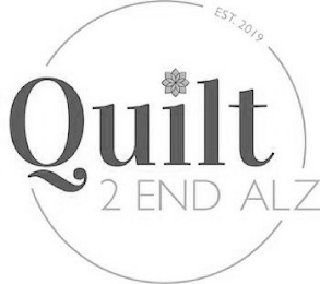QUILT 2 END ALZ EST. 2019 logo