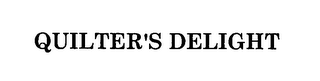 QUILTER'S DELIGHT logo