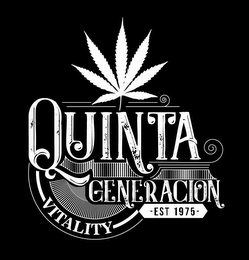 QUINTA GENERACION VITALITY - EST 1975 - logo