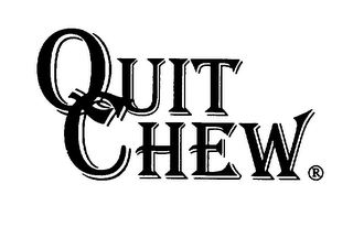 QUIT CHEW logo