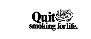 QUIT SMOKING FOR LIFE. logo