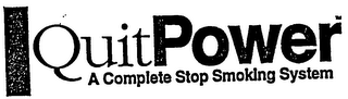 QUITPOWER A COMPLETE STOP SMOKING SYSTEM logo