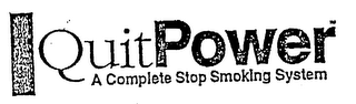 QUITPOWER A COMPLETE STOP SMOKING SYSTEM logo