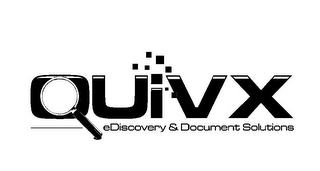 QUIVX EDISCOVERY & DOCUMENT SOLUTIONS logo