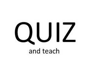 QUIZ AND TEACH logo