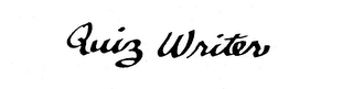 QUIZ WRITER logo