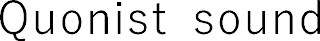 QUONIST SOUND logo