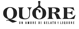 QUORE UN AMORE DI GELATO E LIQUORE logo
