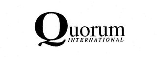 QUORUM INTERNATIONAL logo