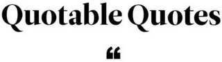 QUOTABLE QUOTES logo
