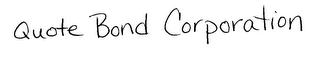 QUOTE BOND CORPORATION logo