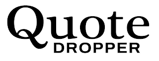 QUOTE DROPPER logo