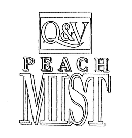 Q&V PEACH MIST logo