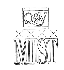 Q&V XXXX MIST logo