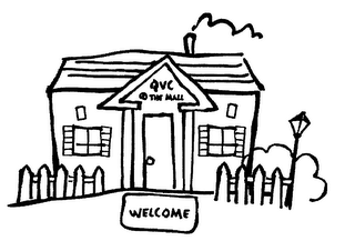 QVC @ THE MALL WELCOME logo