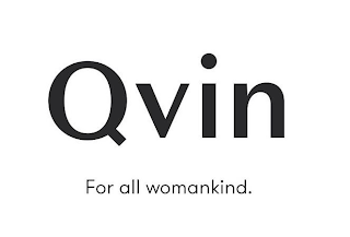 QVIN FOR ALL WOMANKIND. logo
