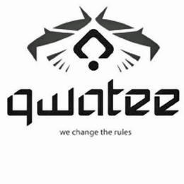 QWATEE WE CHANGE THE RULES logo