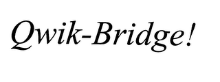 QWIK-BRIDGE! logo