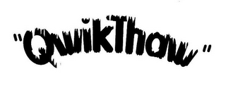 "QWIKTHAW" logo