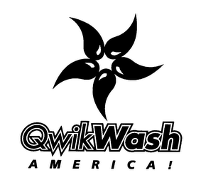QWIKWASH AMERICA! logo