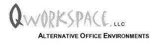 QWORKSPACE, LLC ALTERNATIVE OFFICE ENVIRONMENTS logo