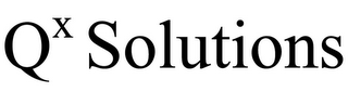 QX SOLUTIONS logo