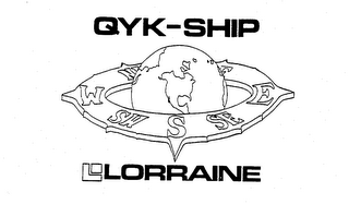 QYK-SHIP L LORRAINE W SW S SE E logo