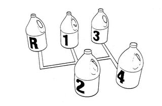 R 1 2 3 4 logo