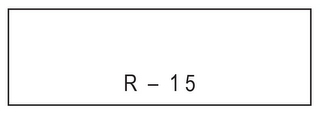 R-15 logo